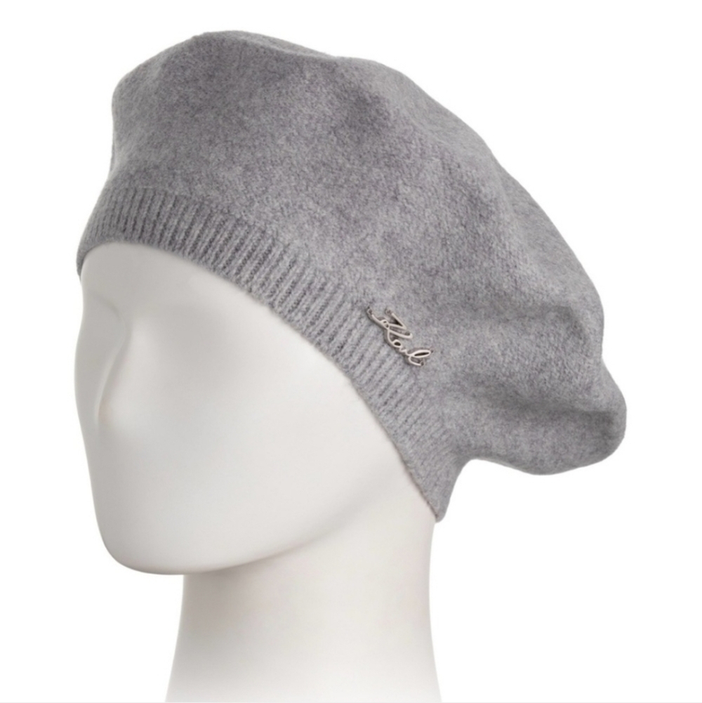 NWT Karl Lagerfeld Wool "Star Power" Beret